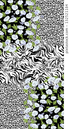 Abstract beautiful flowers and patterns illustration Abstract beautiful flowers and patterns illustration 132521184