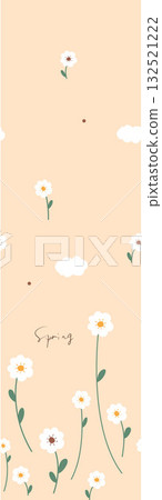 Abstract beautiful flowers and patterns illustration Abstract beautiful flowers and patterns illustration 132521222