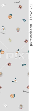 Abstract beautiful flowers and patterns illustration 132521252