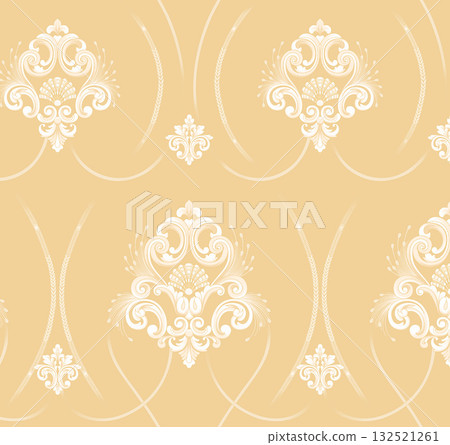 Abstract beautiful flowers and patterns illustration 132521261