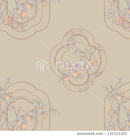 Abstract beautiful flowers and patterns illustration Abstract beautiful flowers and patterns illustration 132521265