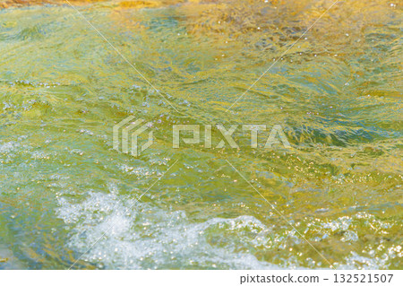 初夏水邊:清澈的溪水水面特寫 201 初夏水邊:清澈的溪水水面特寫 201 132521507