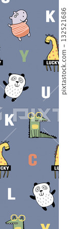 Abstract beautiful watercolor floral pattern illustration Abstract beautiful watercolor floral pattern illustration 132521686