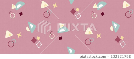 Abstract beautiful watercolor floral pattern illustration Abstract beautiful watercolor floral pattern illustration 132521798