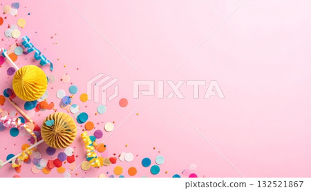 Abstract colorful watercolor splash background, featuring a vibrant rainbow pattern with artistic ink splatter and subtle grunge texture for a modern design illustration 132521867