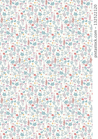 Abstract beautiful watercolor floral pattern illustration Abstract beautiful watercolor floral pattern illustration 132522120