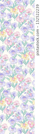 Abstract beautiful watercolor floral pattern illustration Abstract beautiful watercolor floral pattern illustration 132522239