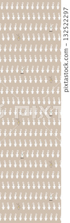 Abstract beautiful watercolor floral pattern illustration 132522297