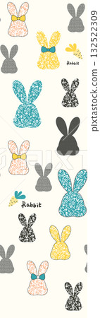 Abstract beautiful watercolor floral pattern illustration Abstract beautiful watercolor floral pattern illustration 132522309