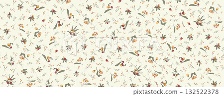 Abstract beautiful watercolor floral pattern illustration Abstract beautiful watercolor floral pattern illustration 132522378