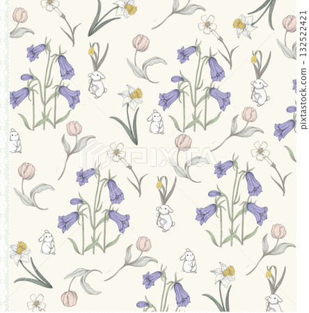 Abstract beautiful watercolor floral pattern illustration Abstract beautiful watercolor floral pattern illustration 132522421