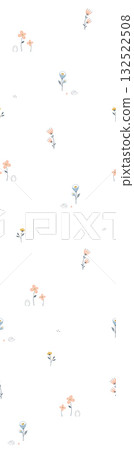 Abstract beautiful watercolor floral pattern illustration Abstract beautiful watercolor floral pattern illustration 132522508