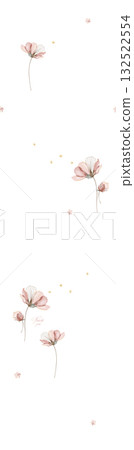 Abstract beautiful watercolor floral pattern illustration Abstract beautiful watercolor floral pattern illustration 132522554