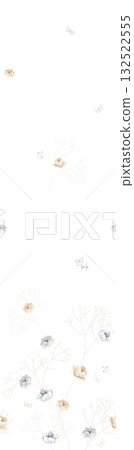 Abstract beautiful watercolor floral pattern illustration Abstract beautiful watercolor floral pattern illustration 132522555