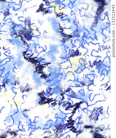 Abstract beautiful watercolor floral pattern illustration Abstract beautiful watercolor floral pattern illustration 132522645
