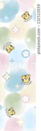 Abstract beautiful watercolor floral pattern illustration Abstract beautiful watercolor floral pattern illustration 132522659