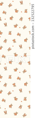 Abstract patterns and beautiful watercolor floral illustrations 132522795