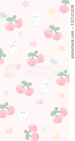 Abstract patterns and beautiful watercolor floral illustrations 132522836