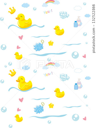 Abstract patterns and beautiful watercolor floral illustrations Abstract patterns and beautiful watercolor floral illustrations 132522866