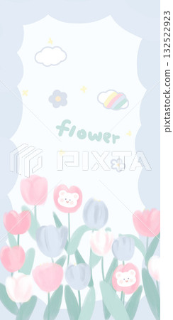 Abstract patterns and beautiful watercolor floral illustrations Abstract patterns and beautiful watercolor floral illustrations 132522923