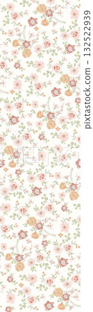 Abstract patterns and beautiful watercolor floral illustrations Abstract patterns and beautiful watercolor floral illustrations 132522939