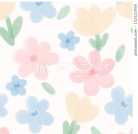 Abstract patterns and beautiful watercolor floral illustrations Abstract patterns and beautiful watercolor floral illustrations 132522959
