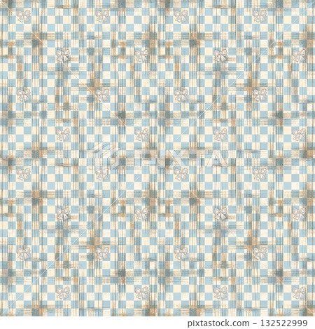 Abstract patterns and beautiful watercolor floral illustrations 132522999