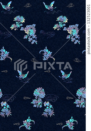 Abstract patterns and beautiful watercolor floral illustrations Abstract patterns and beautiful watercolor floral illustrations 132523001
