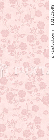 Abstract patterns and beautiful watercolor floral illustrations 132523098