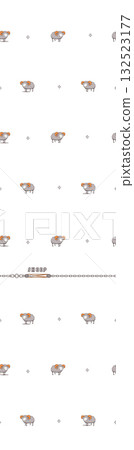 Abstract patterns and beautiful watercolor floral illustrations 132523177