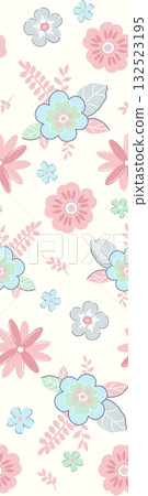 Abstract patterns and beautiful watercolor floral illustrations Abstract patterns and beautiful watercolor floral illustrations 132523195