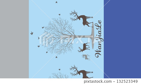 Abstract patterns and beautiful watercolor floral illustrations Abstract patterns and beautiful watercolor floral illustrations 132523349