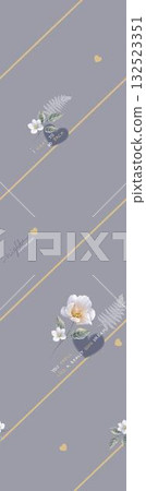 Abstract patterns and beautiful watercolor floral illustrations Abstract patterns and beautiful watercolor floral illustrations 132523351