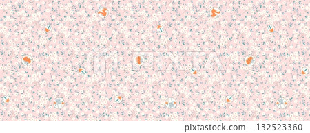 Abstract patterns and beautiful watercolor floral illustrations Abstract patterns and beautiful watercolor floral illustrations 132523360