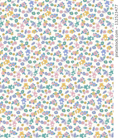 Abstract patterns and beautiful watercolor floral illustrations Abstract patterns and beautiful watercolor floral illustrations 132523477