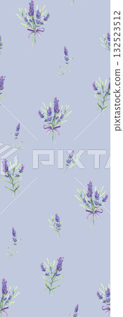 Abstract patterns and beautiful watercolor floral illustrations 132523512