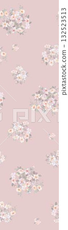 Abstract patterns and beautiful watercolor floral illustrations 132523513