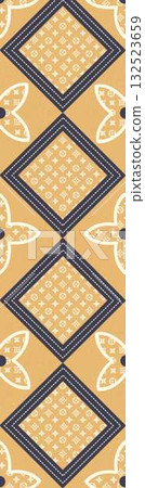 Abstract patterns and beautiful watercolor floral illustrations 132523659