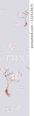 Abstract patterns and beautiful watercolor floral illustrations Abstract patterns and beautiful watercolor floral illustrations 132523675