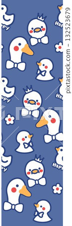 Abstract patterns and beautiful watercolor floral illustrations 132523679