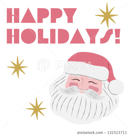 Unique Santa Claus doodle illustration Unique Santa Claus doodle illustration 132523711