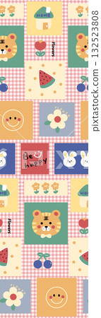 Abstract patterns and beautiful watercolor floral illustrations Abstract patterns and beautiful watercolor floral illustrations 132523808