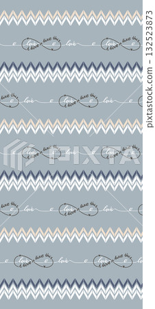 Abstract patterns and beautiful watercolor floral illustrations 132523873