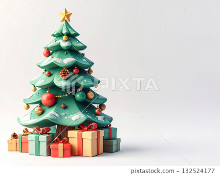 聖誕樹背景例證 聖誕樹背景例證 132524177