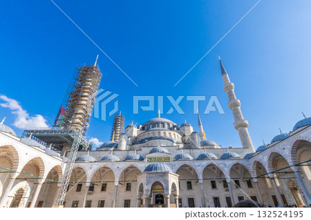 伊斯坦堡藍色清真寺：壯麗景色 132524195