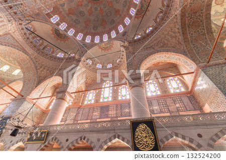 Istanbul Blue Mosque ceiling decoration 132524200