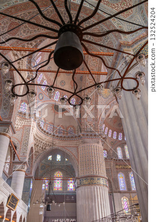 Istanbul Blue Mosque ceiling decoration Istanbul Blue Mosque ceiling decoration 132524204