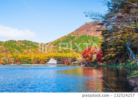 榛名山、榛名湖、烏帽岳（秋季） 132524257