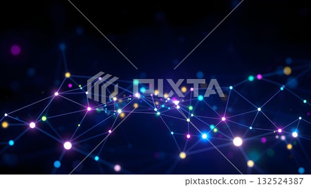 Abstract blue background with glowing stars and magical light. Abstract blue background with glowing stars and magical light. 132524387