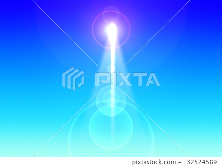 Rising light and blue sky 132524589